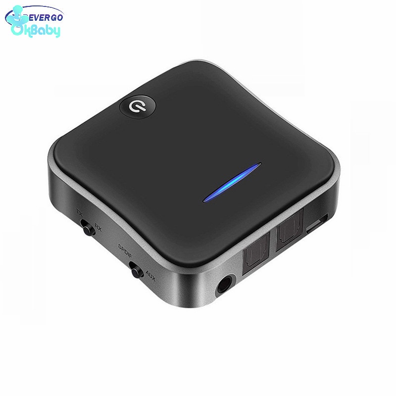 OB Bluetooth 5.0 Audio Transmitter Receiver HD Adapter Optical Toslink/3.5mm AUX/SPDIF for Car TV Headphones