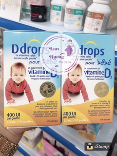 Vitamin D3 Drops cho bé từ sơ sinh