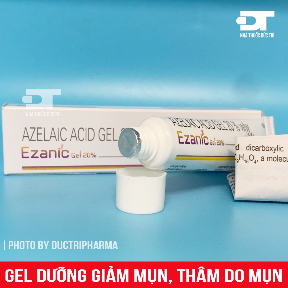 Gel Chấm Mụn Ezanic Azelaic Acid Gel 20% Giảm Mụn, Giảm Thâm Mụn 15g