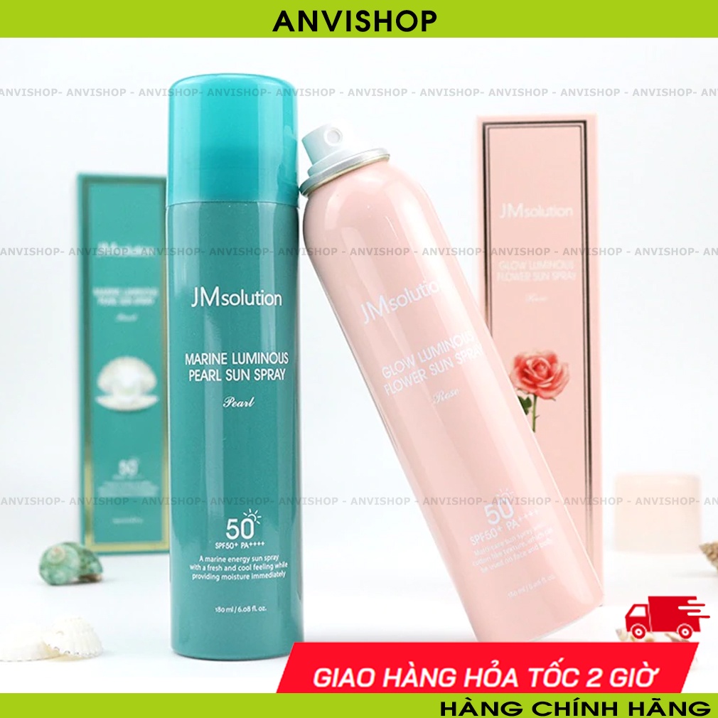 Xịt Chống Nắng Jm Solution SPF50 dung tích 180ml