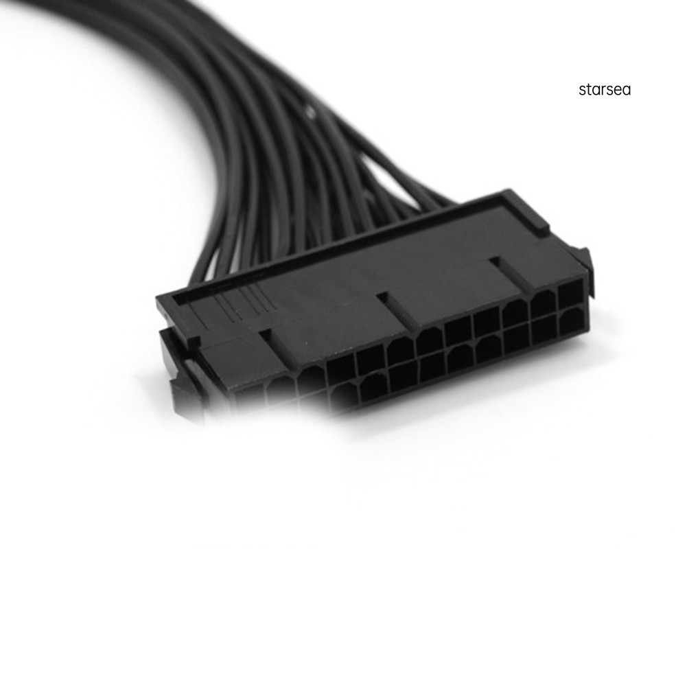 Dây Cáp Nối Dài Cho Bo Mạch Chủ PC Case 24 Pin Male Sang Female 32cm