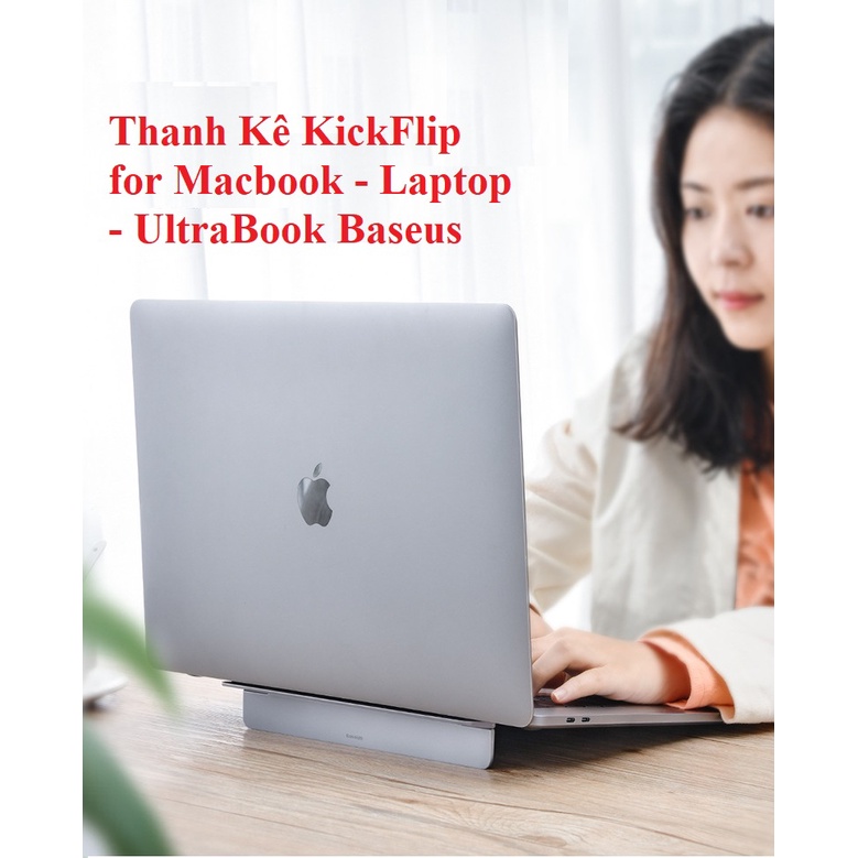 Kickflip Dạng Chân Gập, Đế Tản Nhiệt Laptop, Macbook Baseus