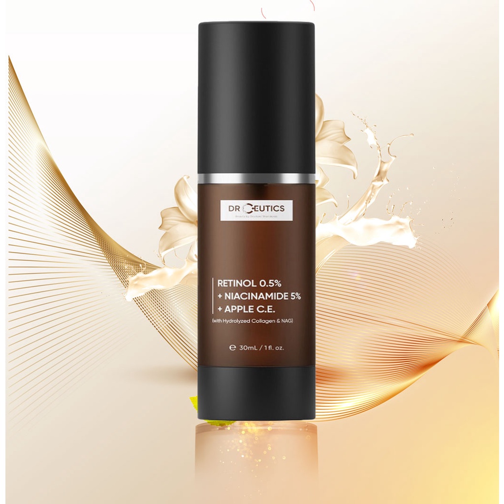 Kem Chống Lão Hóa Sáng Da DrCeutics Retinol 0.5% + Niacinamide 5% + Apple C.E 30ml - Thi Vũ
