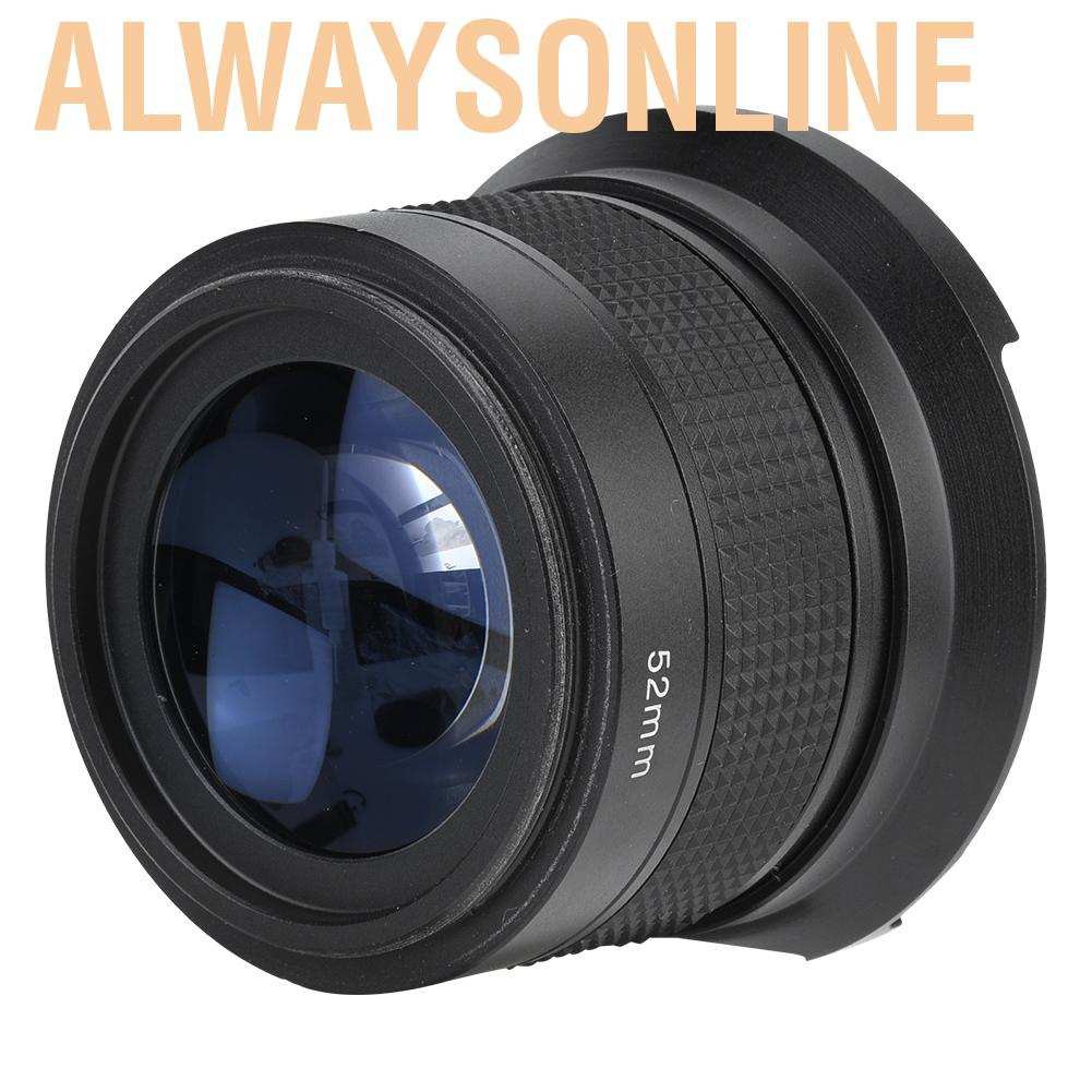 Ống Kính Góc Rộng Alwaysonline 52mm 0.35x Cho Máy Ảnh Canon / Minolta / Sony Slr