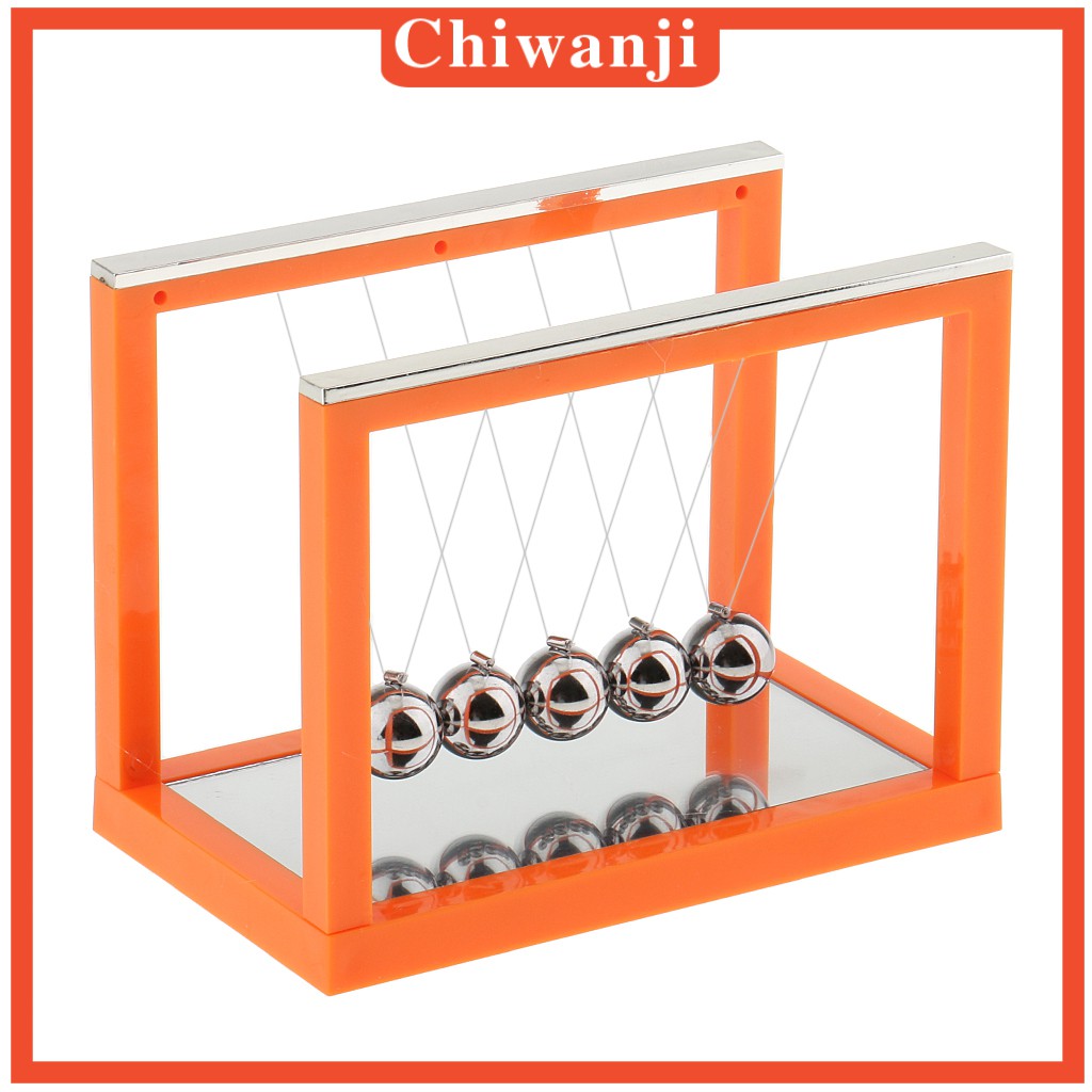 Nôi Em Bé Newton Với 5 Quả Bóng Cân Bằng Kim Loại Để Bàn Trang Trí Nhà Cửa / Văn Phòng