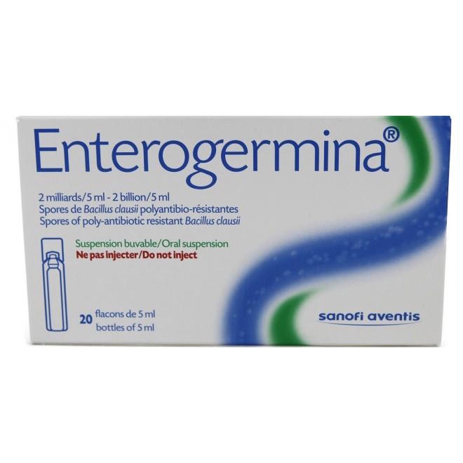 ENTEROGERMINA hộp 20 ống men tiêu hóa / men vi sinh đường ruột