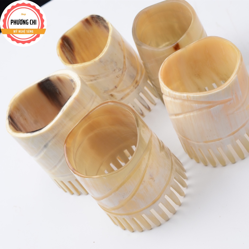Lược sừng gội đầu vò đầu dưỡng sinh, ống mát xa đầu | Mỹ nghệ phương chi