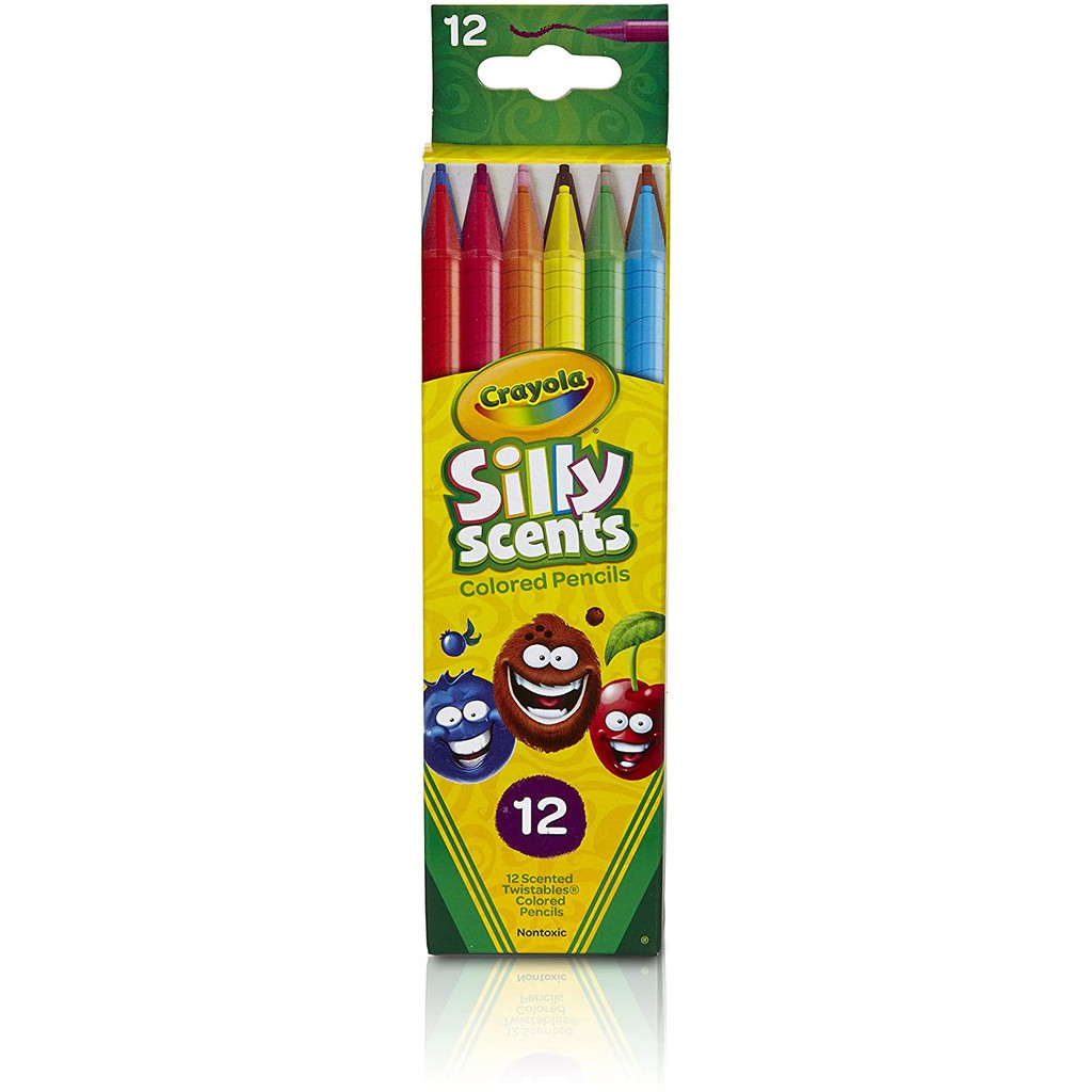 Bút chì 12 màu dạng vặn có mùi hương Crayola