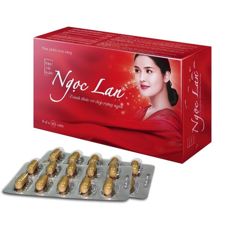 Viên hồi xuân Ngọc Lan - 40 viên - đánh thức vẻ đẹp rạng ngời