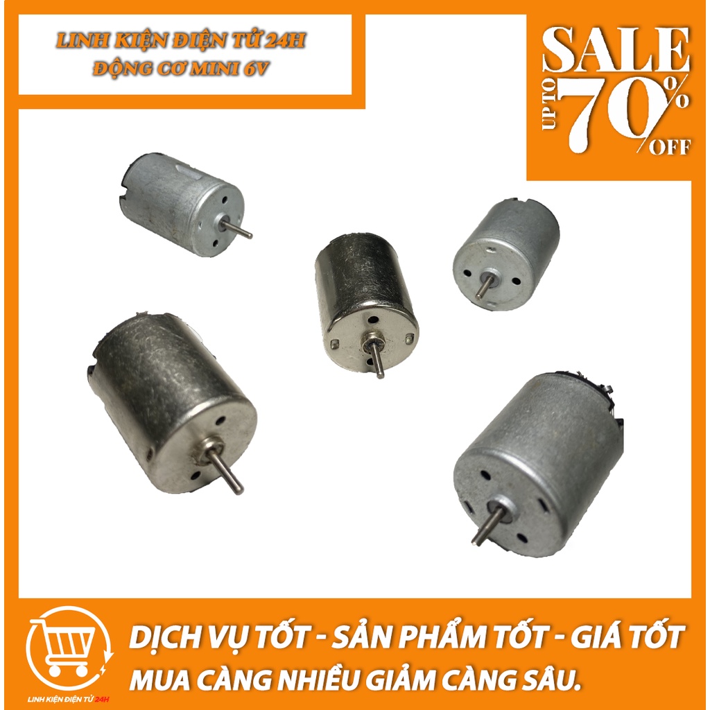 Động cơ motor mini DC 360 6V - LK0031