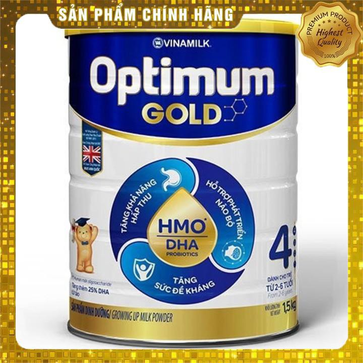 SỮA BỘT VINAMILK OPTIMUM GOLD 4 1.5KG (Cam kết 100% hàng chính hãng )