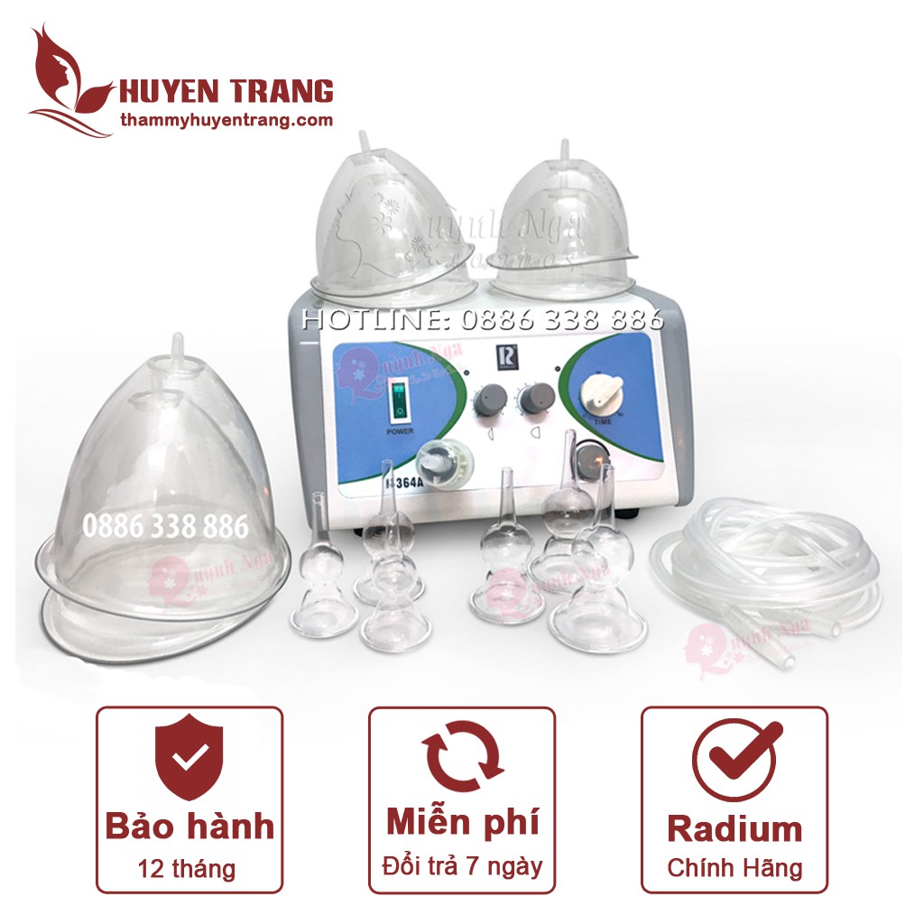 Máy thông tắc tia sữa cho mẹ sau sinh chính hãng Radium M364A