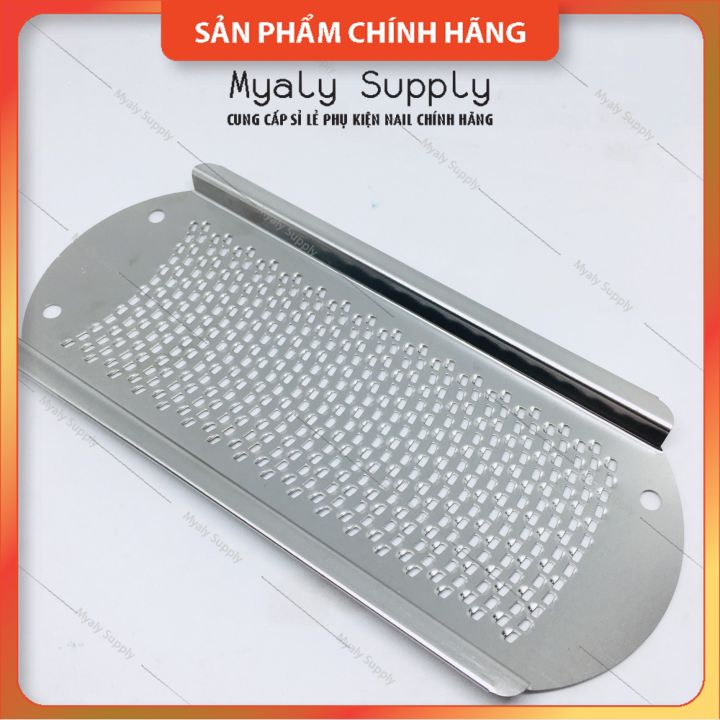 Chà Gót Chân Inox 304 Bằng Tay Lỗ To Lỗ Nhỏ Miếng Thay Chà Gót