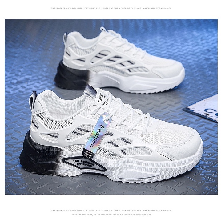 Giày nam sneaker cao cấp thoáng khí hợp thời trang mới hot trend 2022 giày thể thao phong cách hàn Quốc