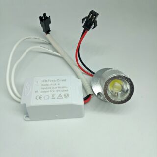 Đèn LED chiếu rọi điểm mini 300mA 1W.