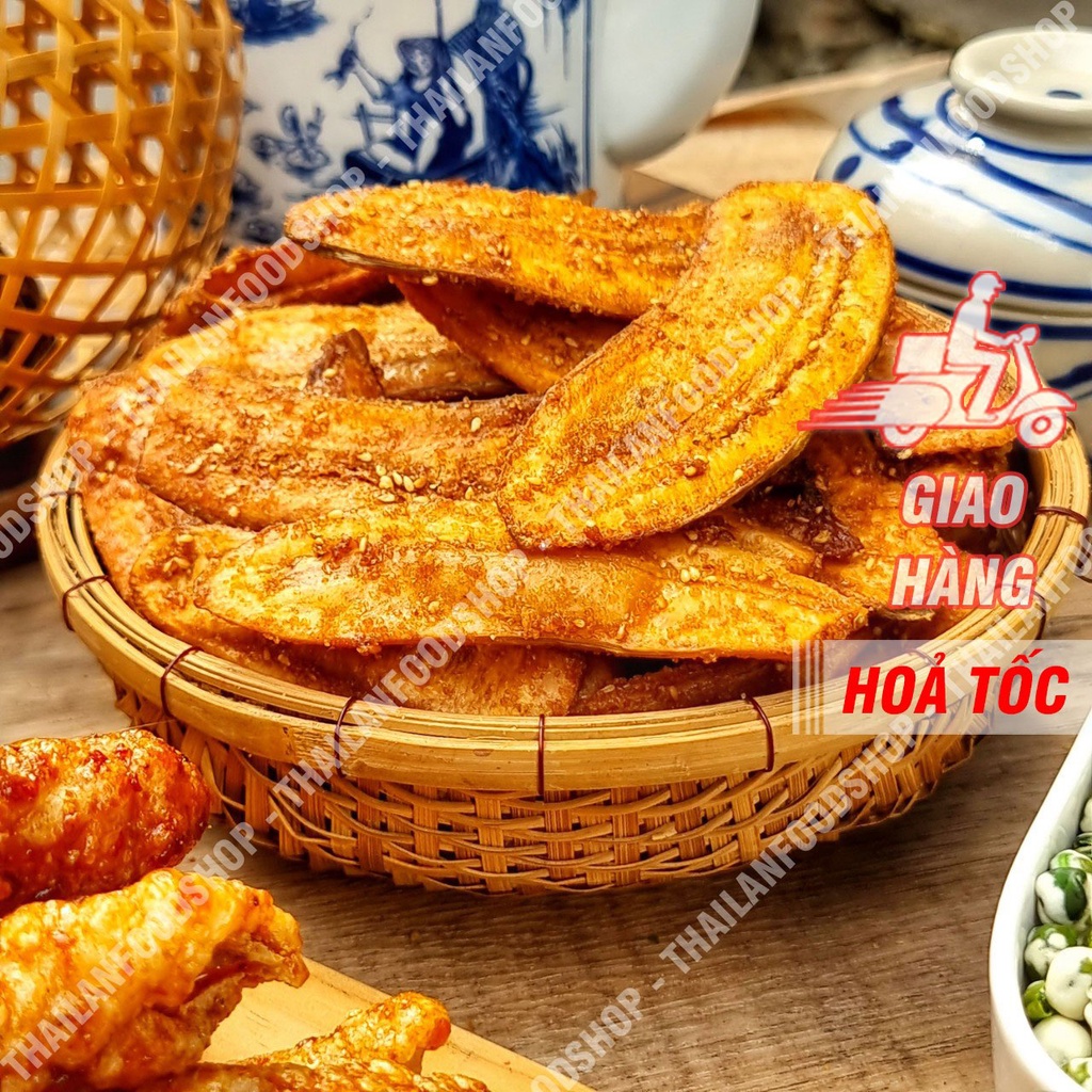 Chuối Sấy Mè Gừng Túi 500Gram