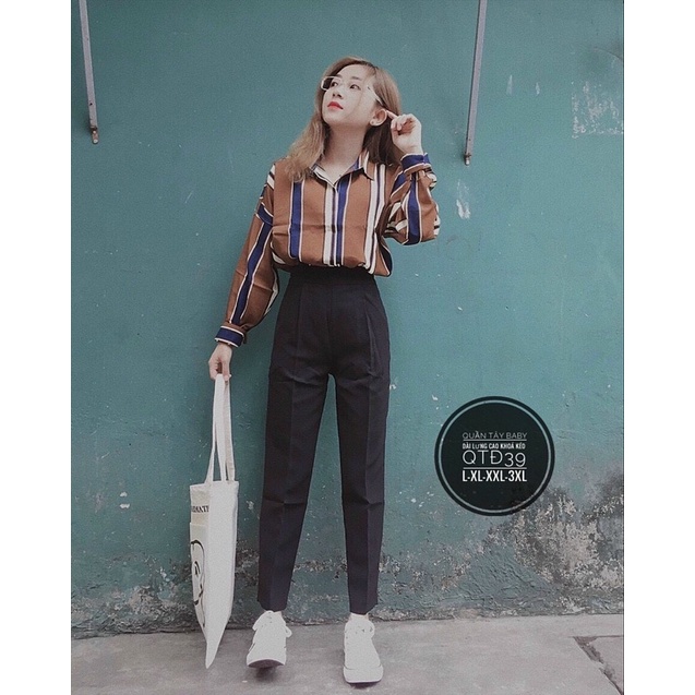 QUẦN TÂY BIGSIZE DÀI LƯNG CAO KHOÁ KÉO 50-100kg
