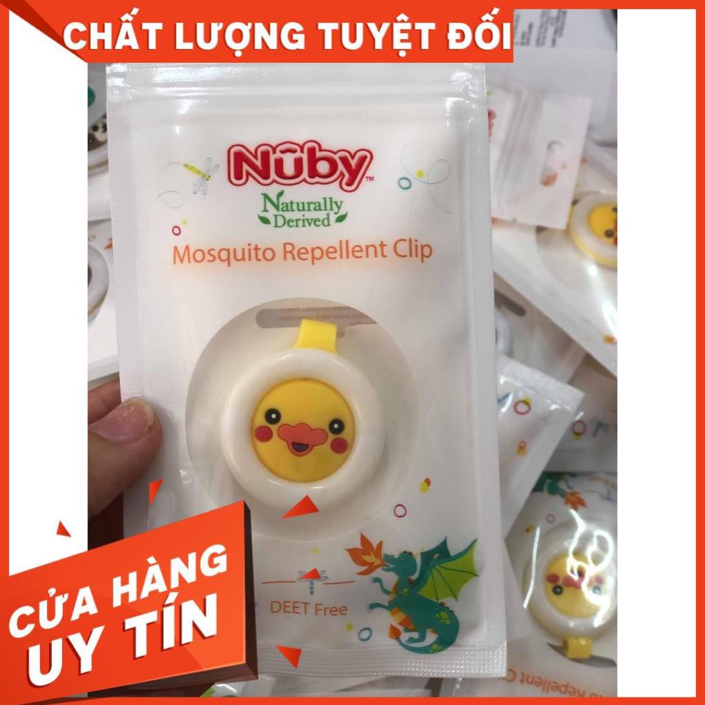 Huy Hiệu Chống Muỗi NUBY (100% Tinh Dầu Xả)