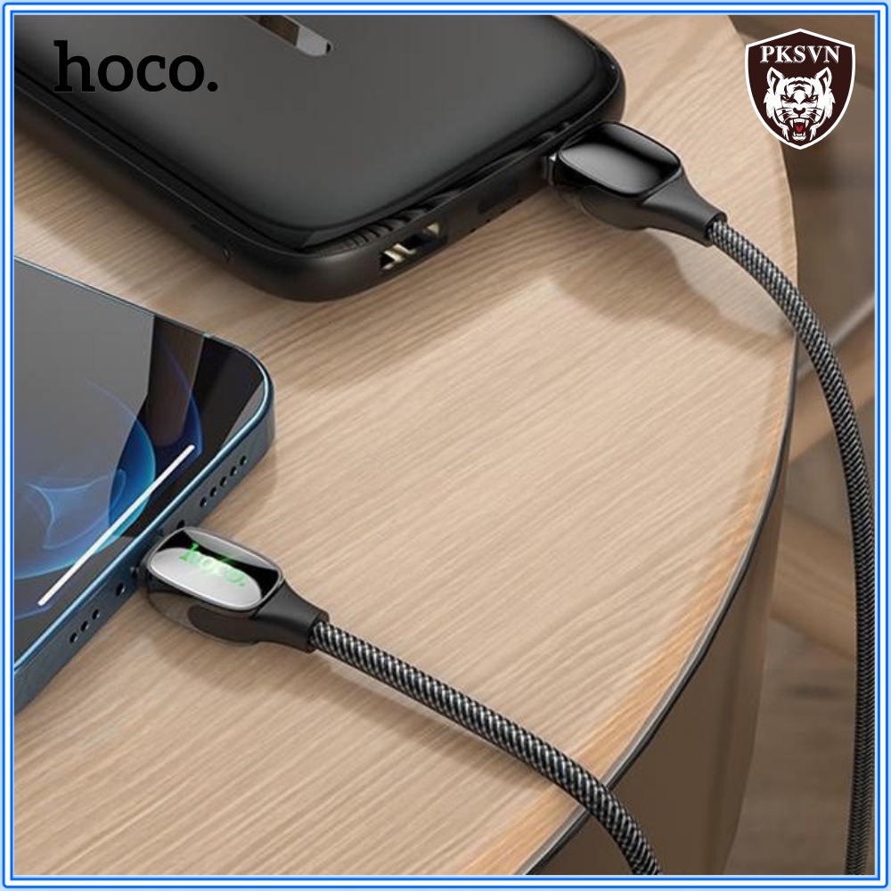 Cáp Sạc Tự Ngắt Thông Minh Hoco DU05/U35/U79 Chính Hãng - Dây Sạc Nhanh Tự Ngắt dây dù sạc 12w cho 13 Pro Max trở xuống