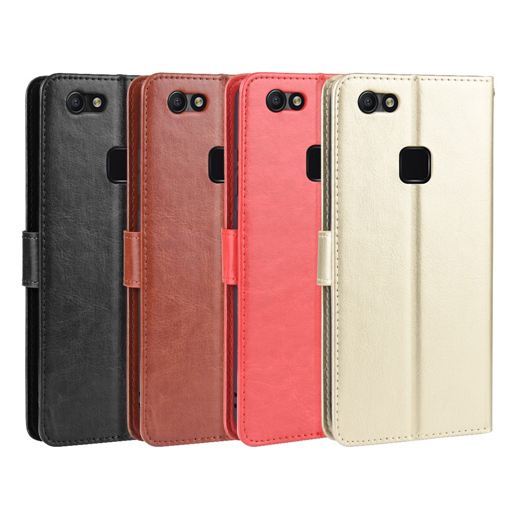 Vivo V7 Plus V7Plus Case PU Leather Wallet Phone Case Cover Vivo V 7 V7Plus VivoV7Plus Flip Case Casing Stand