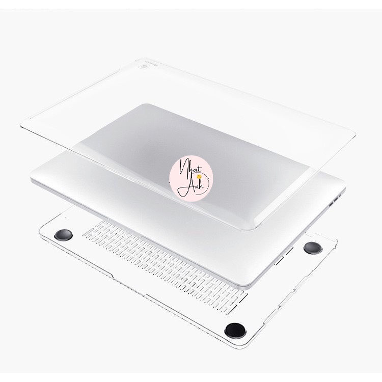 Case Ốp Mácbook Trong Suốt Tặng Nút Chống Bụi Khăn Lau Máy Chuyên Dụng BH 12 Tháng Lỗi Sản Xuất