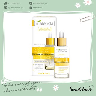 Serum mờ thâm, sáng da Bielenda Super Power Mezo Serum Active Brightening