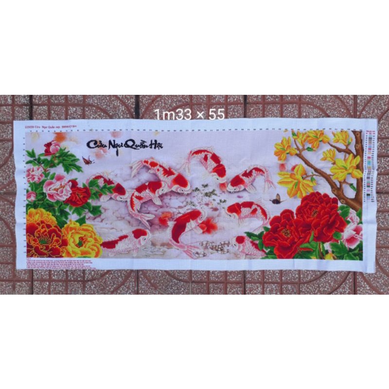 tranh thêu chữ thập thành phẩm