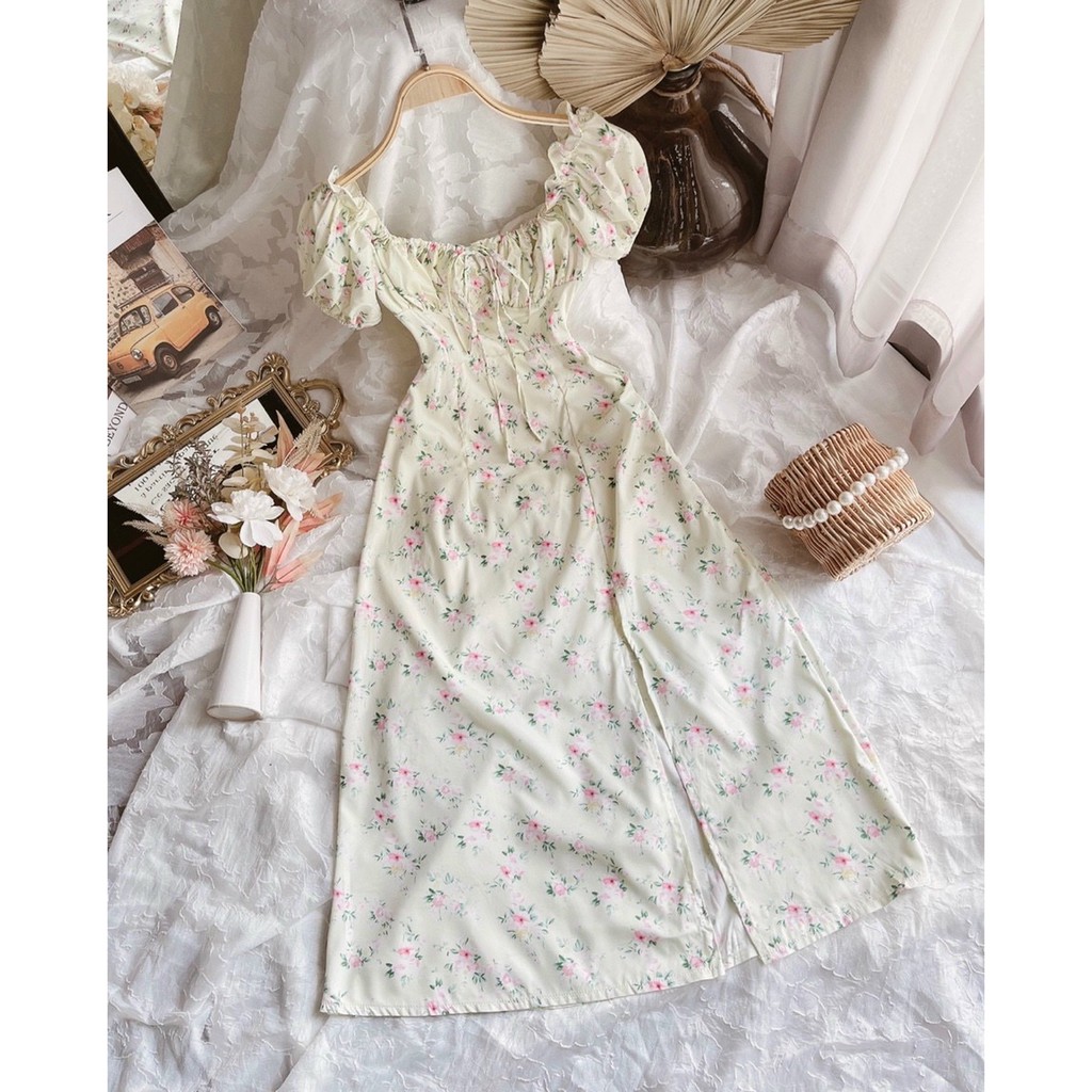 Váy Maxi Nữ, Đầm Hoa Dáng Dài Kiểu Dáng Nữ Tính Hàng 2 Lớp Chất Liệu Cao Cấp Hàng Thiết Kế Form Dáng Chuẩn. | BigBuy360 - bigbuy360.vn