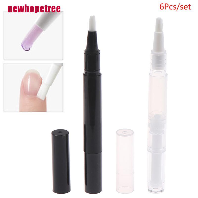 Set 6 Lọ Đựng Dung Dịch Dưỡng Móng Tay 3ml