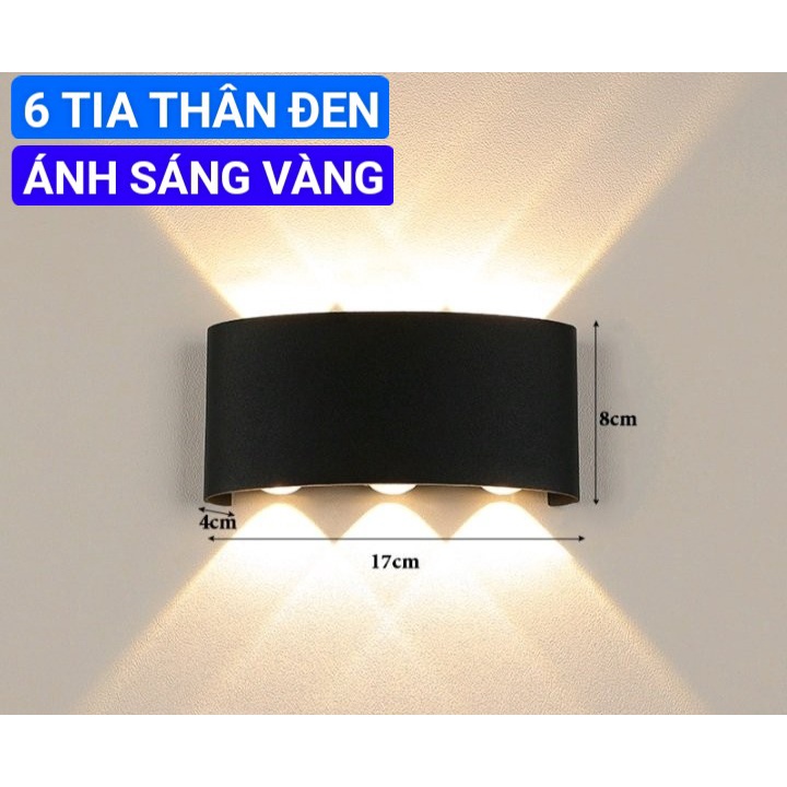 ĐÈN LED TRANG TRÍ GẮN TƯỜNG THÂN NHÔM CHỐNG NƯỚC BẢO HÀNH 2 NĂM VÀ THAY THẾ LINH KIỆN CHÍNH HÃNG TRỌN ĐỜI