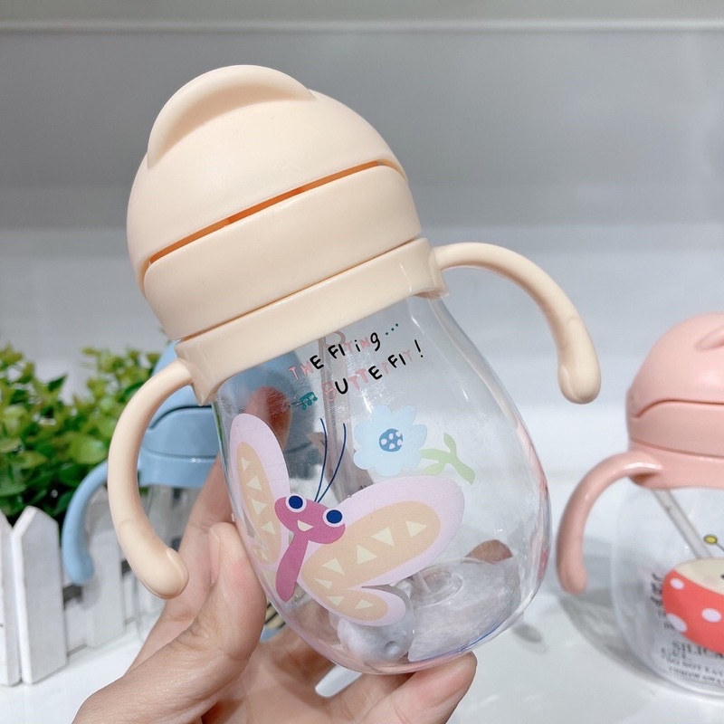 Bình uống nước chống sặc mẫu mới cho bé bình 250ml