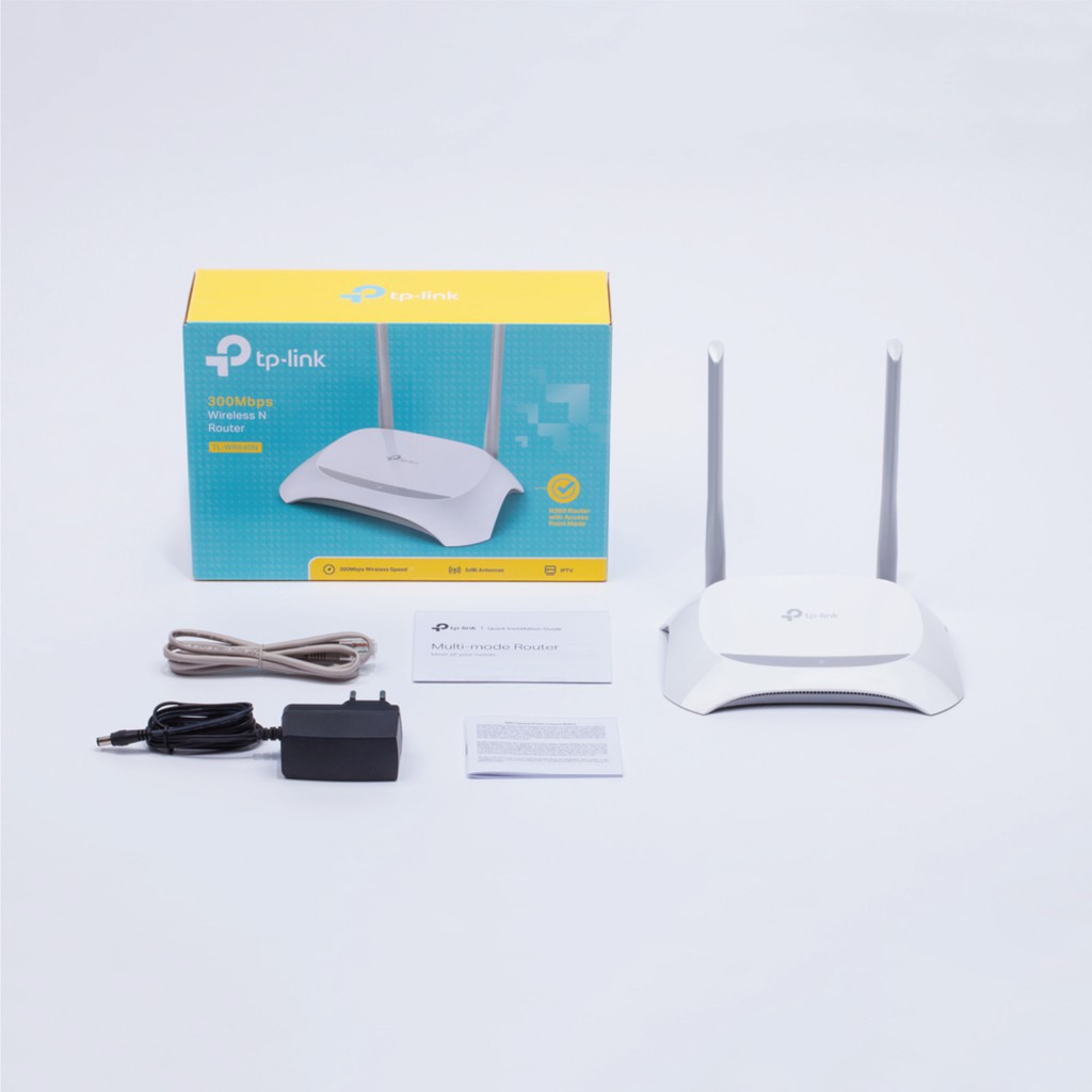 TP-Link Bộ phát wifi (Cục phát wifi) Chuẩn N 300Mbps TL-WR840N - Hãng chính hãng Bh 24 Tháng