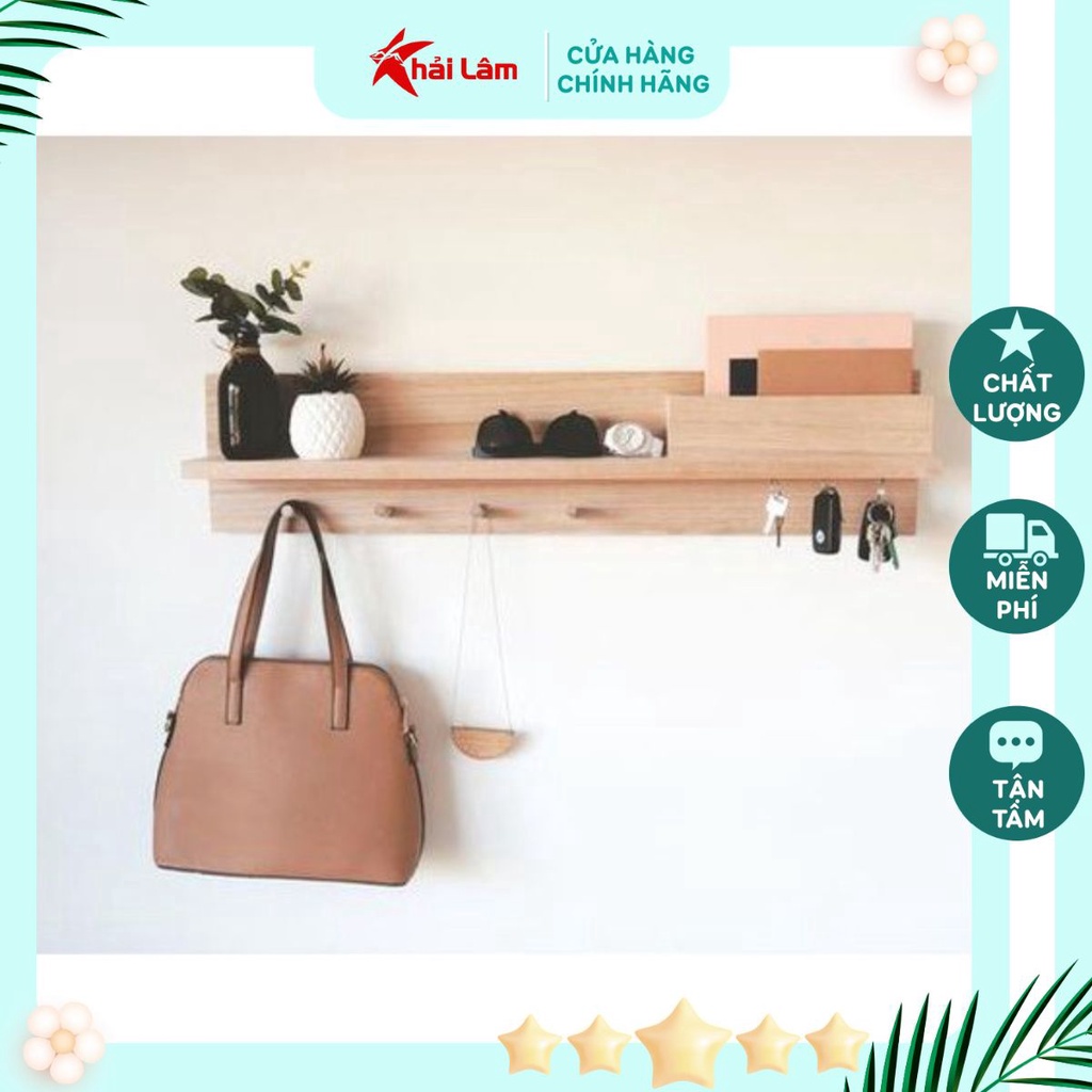 ⚡[ HÀNG CAO CẤP] Kệ Gỗ Trang Trí Treo Tường ( Gỗ tự nhiên )✨