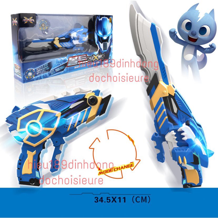 Trang Bị Phụ Kiện X Volt BIỆT ĐỘI SIÊU NHÂN NHÍ KHỦNG LONG 3