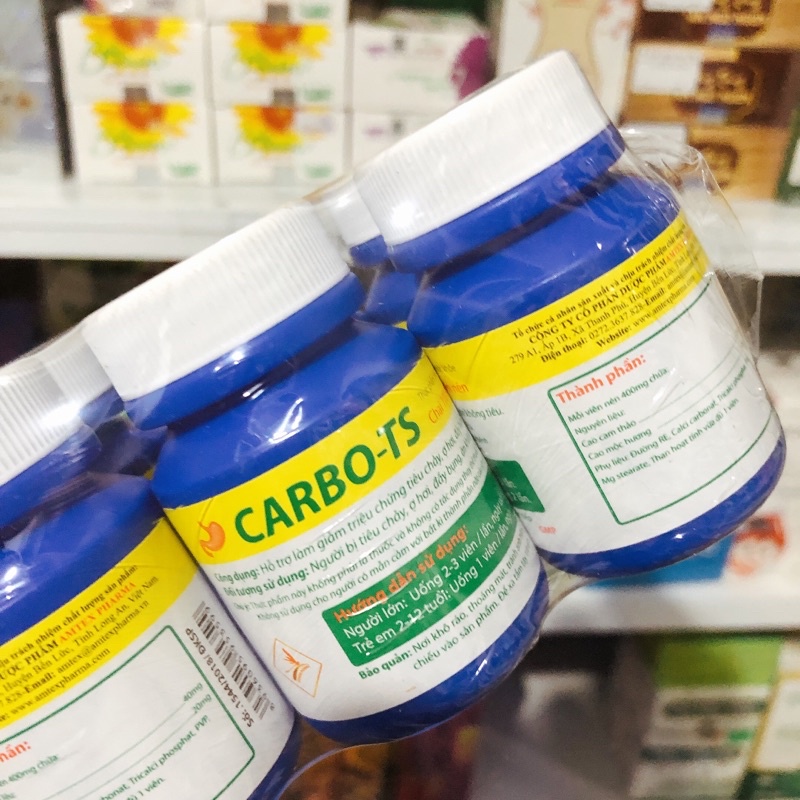 ✅Carbo-Ts chai 40 viên