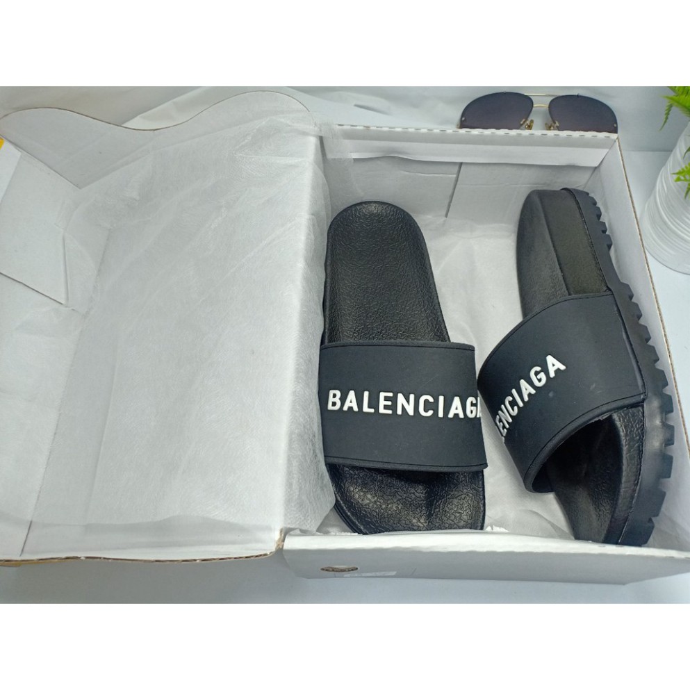 [Ảnh+Video thật]Dép Balenciaga Đế Cao 4cm Mang Êm Chân - Dép Quai Ngang Nam Nữ Hottrend 2022