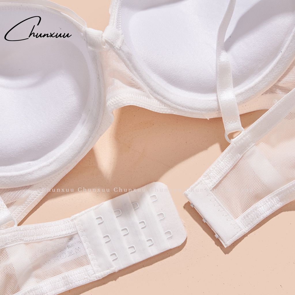Áo lót nữ đệm dày nâng ngực CHUNXUU, có gọng quả tròn siêu nâng đẩy, phối ren sexy quyến rũ - AV34