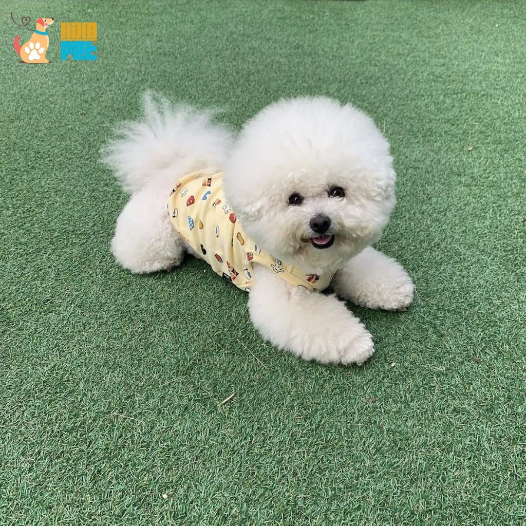 Áo Thun Ba Lỗ Mát Mẻ Chó Mèo Hoạ Tiết Mickey Quần Áo Thú Cưng Cao Cấp Hihapet.