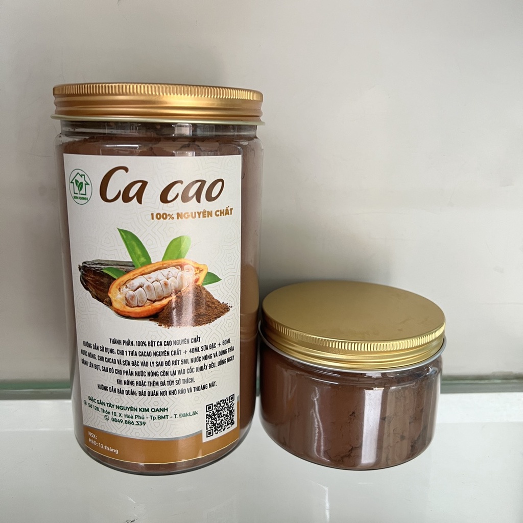 Cacao nguyên chất Đăk Lăk thơm ngon đặc sản Tây Nguyên Kim Oanh