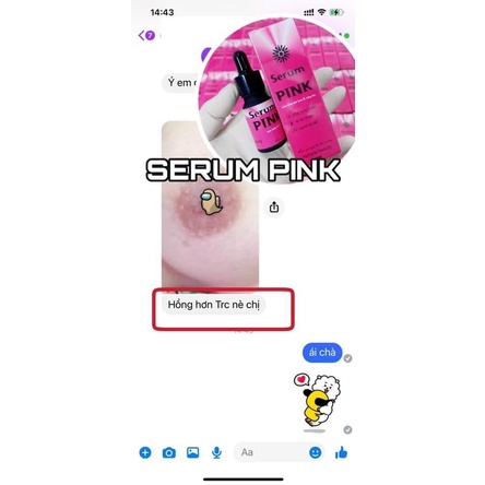 Serum Pink Hồng Nhũ Hoa & Vùng Kín