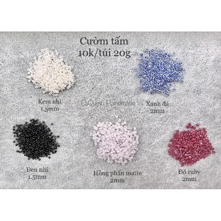 Cườm tấm nhí 1,5mm- Nguyên liệu handmade