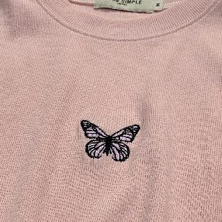 Áo Croptop BƯỚM Ulzzang (ẢNH THẬT)