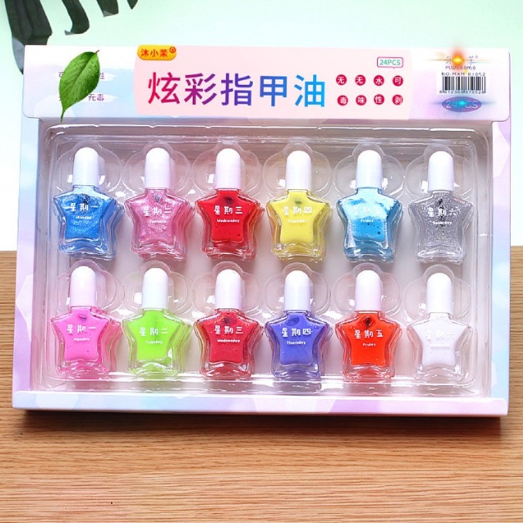 1 Lọ Sơn Móng Tay lột được cho trẻ em, sơn móng tay tự bong tiện dụng cho bé gái E1144
