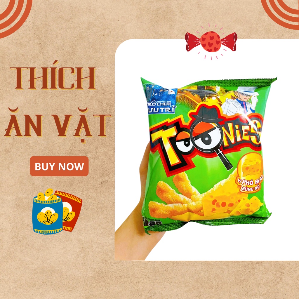 Bánh snack Toonies vị phô mai 30gram