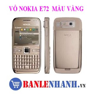 VỎ NOKIA E72  MÀU VÀNG