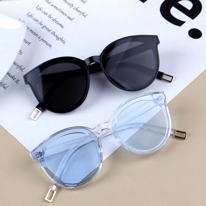Mắt Kính Thời Trang Nam Nữ Huyền Thoại Biển Xanh Form Tròn Siêu Cá Tính - Hazo