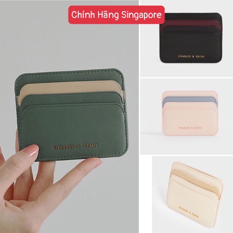 [auth]Ví da đựng card- card holder CnK full box(CK6-50770530)