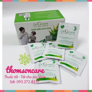 Muối biển nha đam DrGreen - Hộp 30 gói