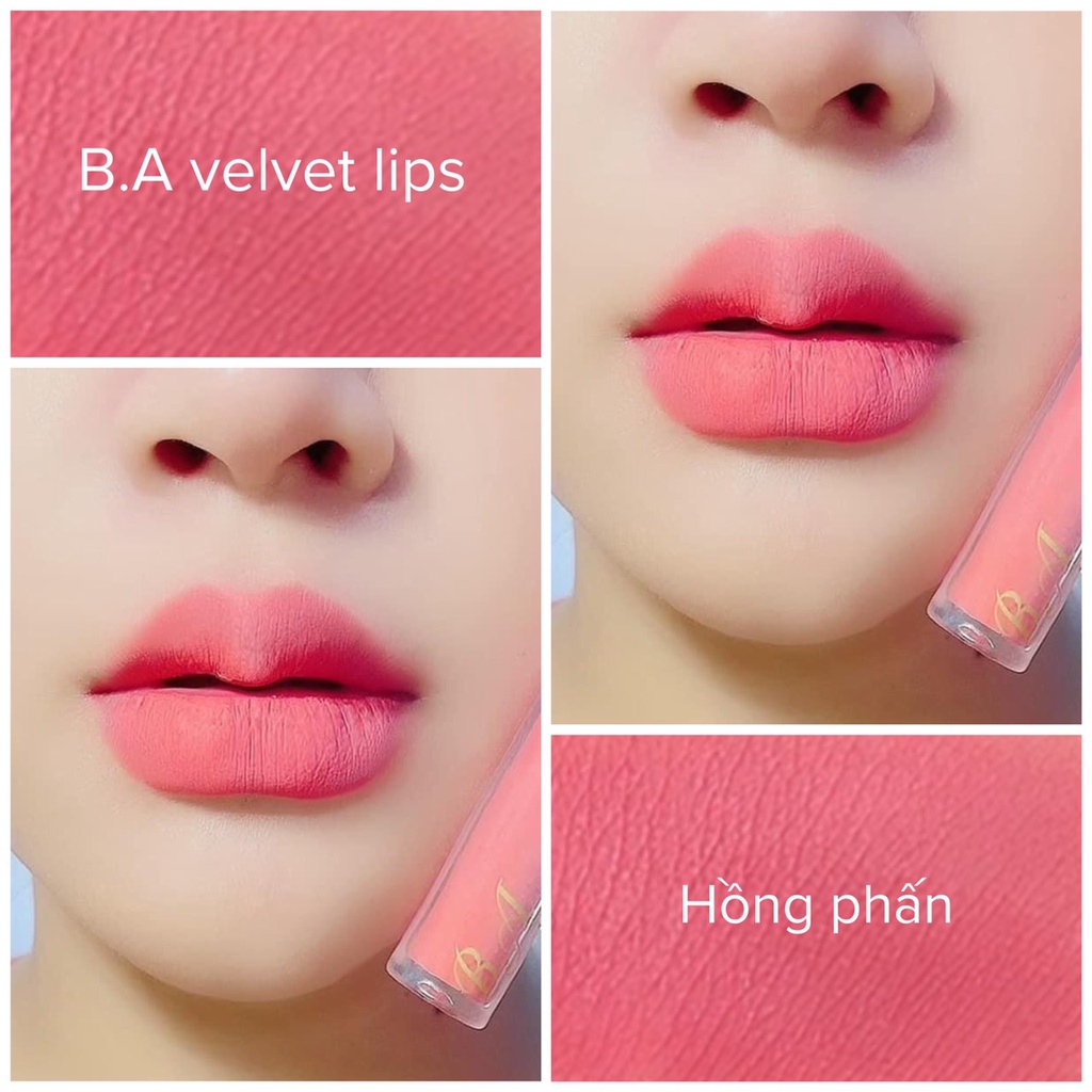 [Hồng Phấn ]Son Cao Cấp Dolly Velvet Lips Blue Classic 2022 Màu Hồng Phấn