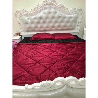 Bộ Chăn Drap Gối Phi lụa Thái tuấn